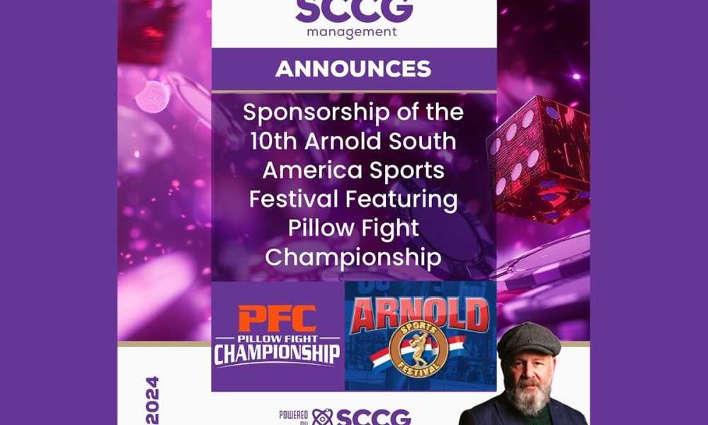 sccg-announces-sponsorship-of-the-10th-arnold-south-america-sports-festival-featuring-pillow-fight-championship