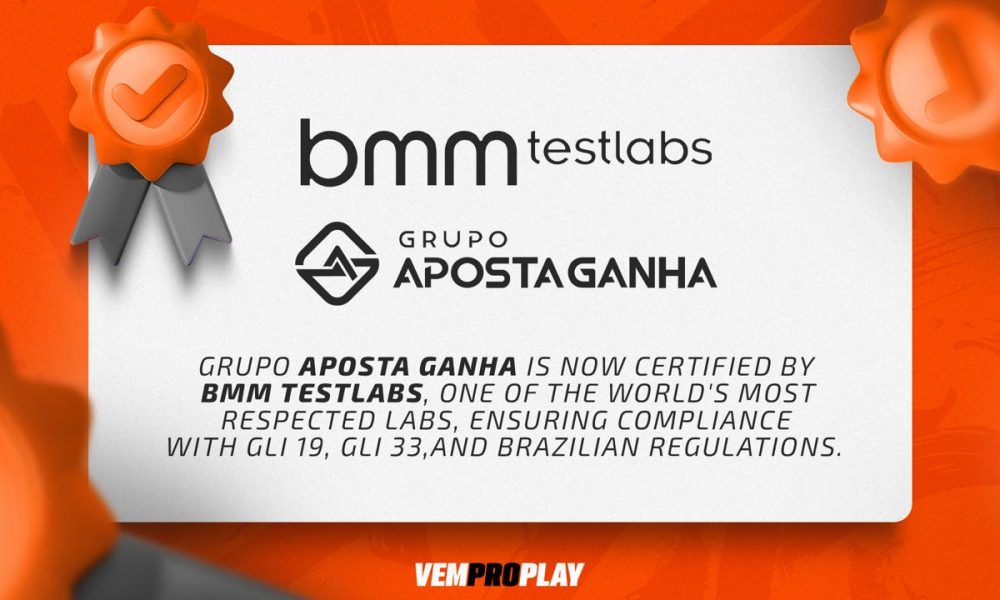 grupo-aposta-ganha-secures-gli-19,-gli-33-and-brazilian-certification-for-its-platform-from-bmm-testlabs